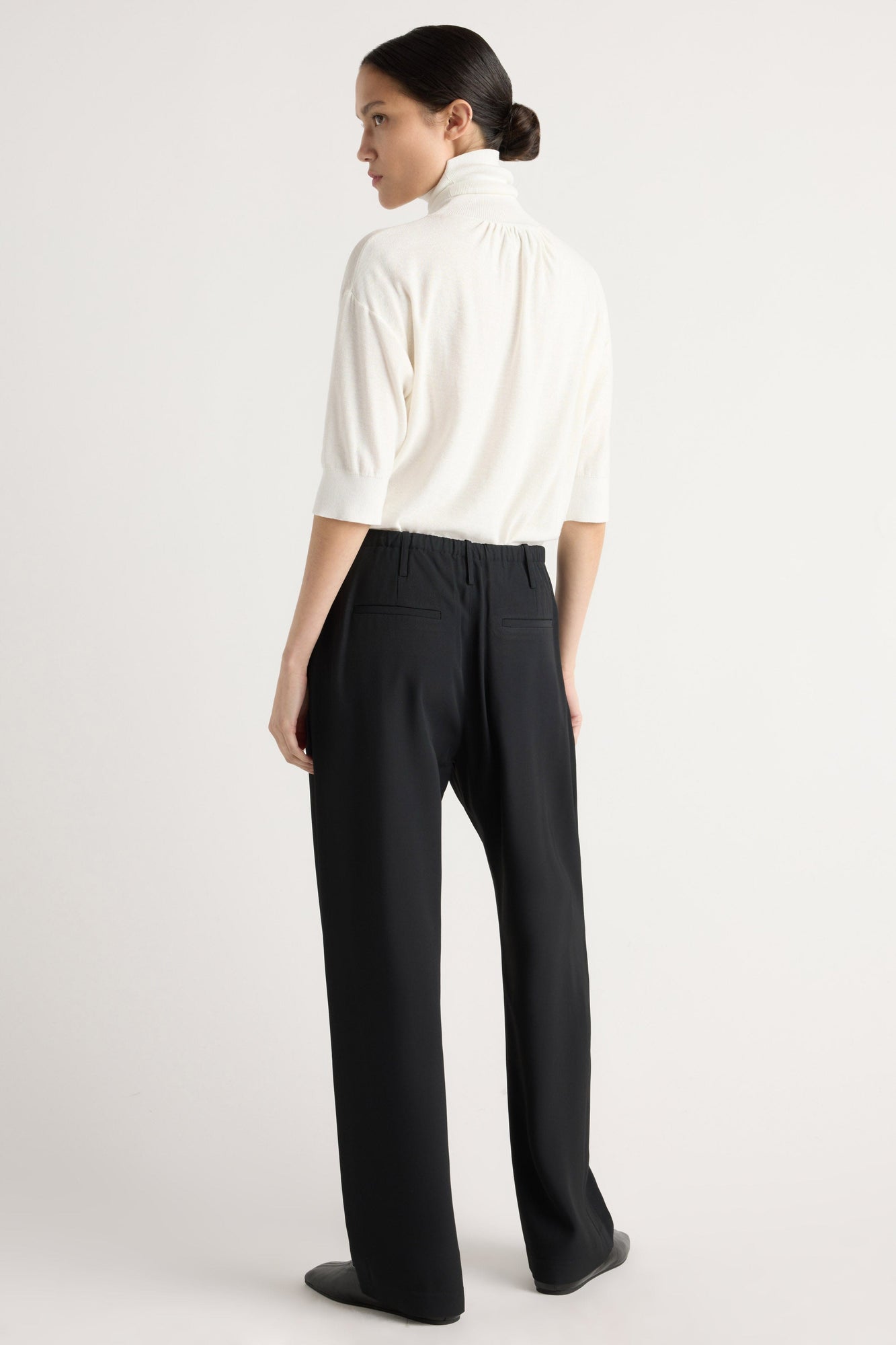 Charlotte | Nuri Tailored Stretch-Waist Pant in Size Small