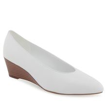 Caruzo Dress Wedge | Bright White Leather