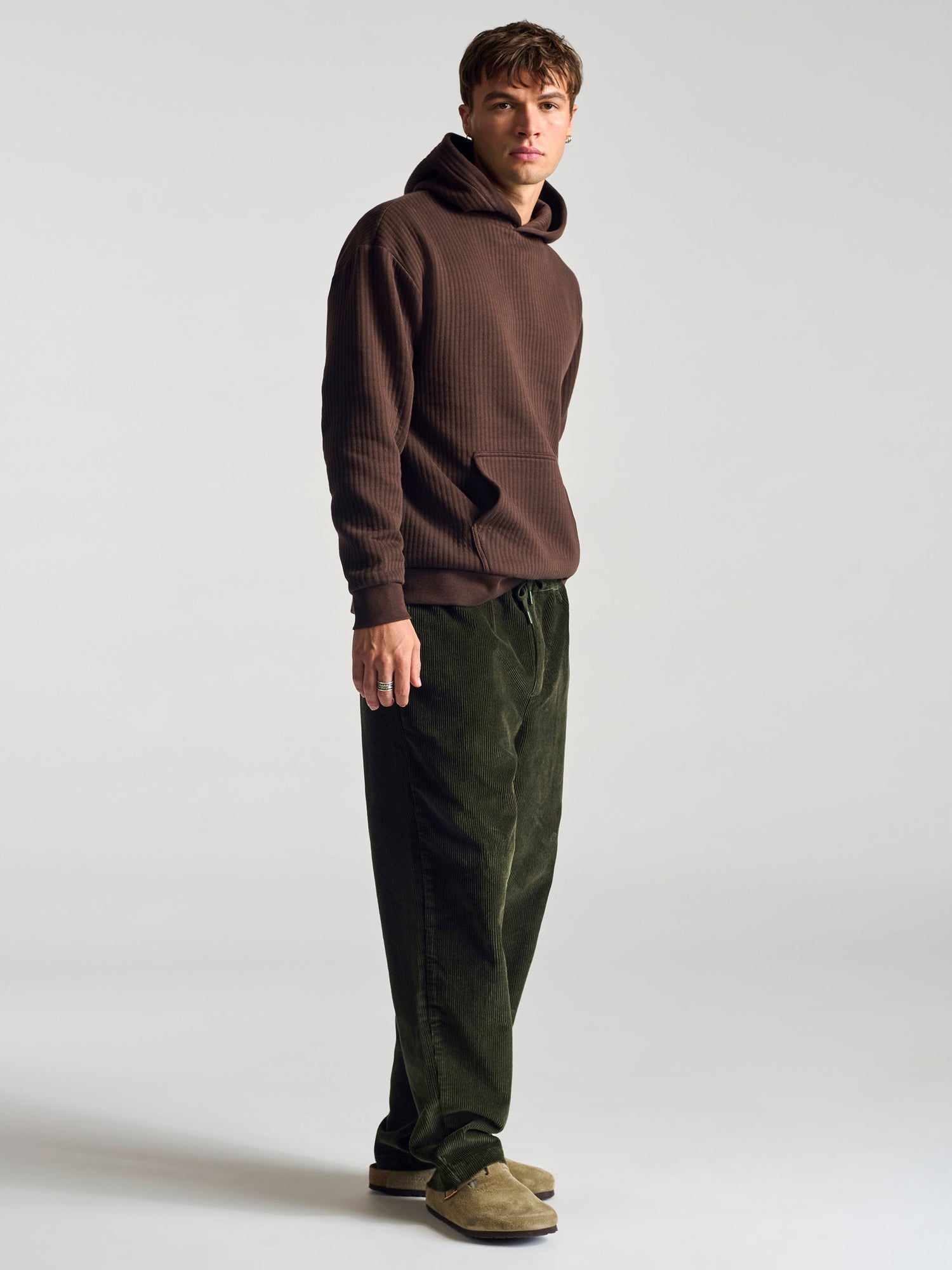 Mens | Cord Pants | Moss