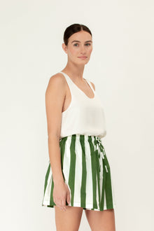 Olly Shorts | Verdant Stripe