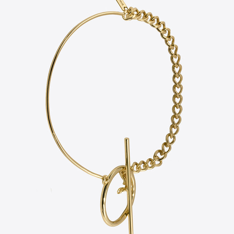 Olympia Toggle Necklace | Gold Vermeil