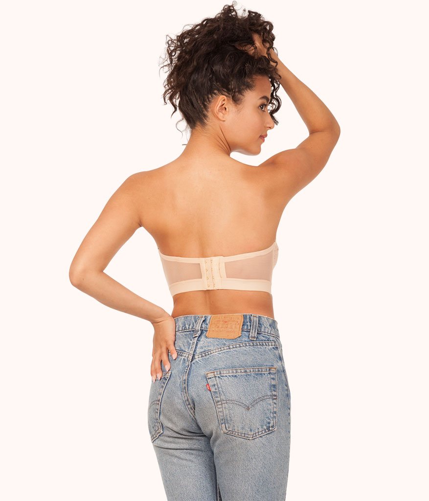 The Lace Strapless | Toasted Almond