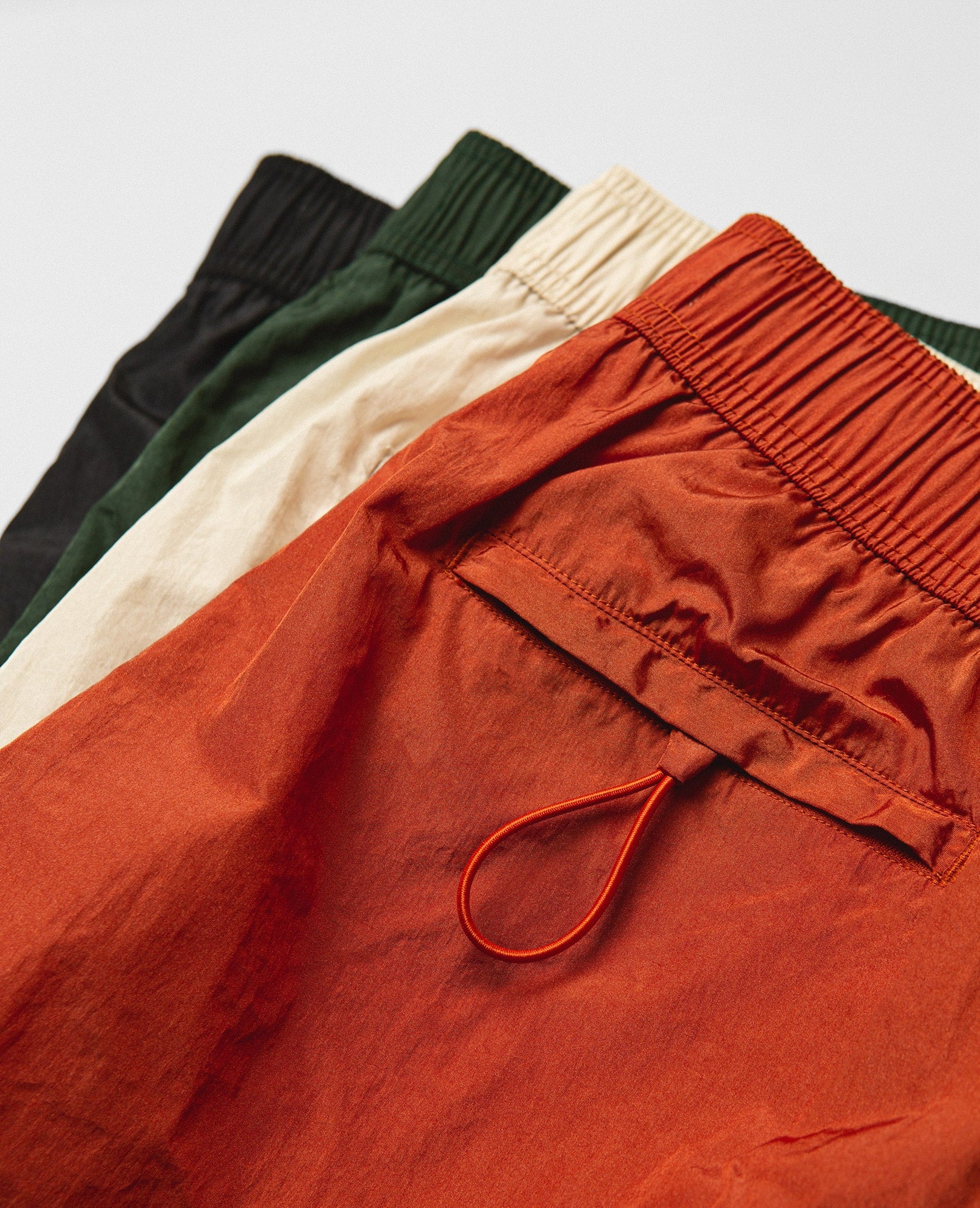 Mens | Nylon Crinkle 5in. Swim Trunk | Burnt Ochre