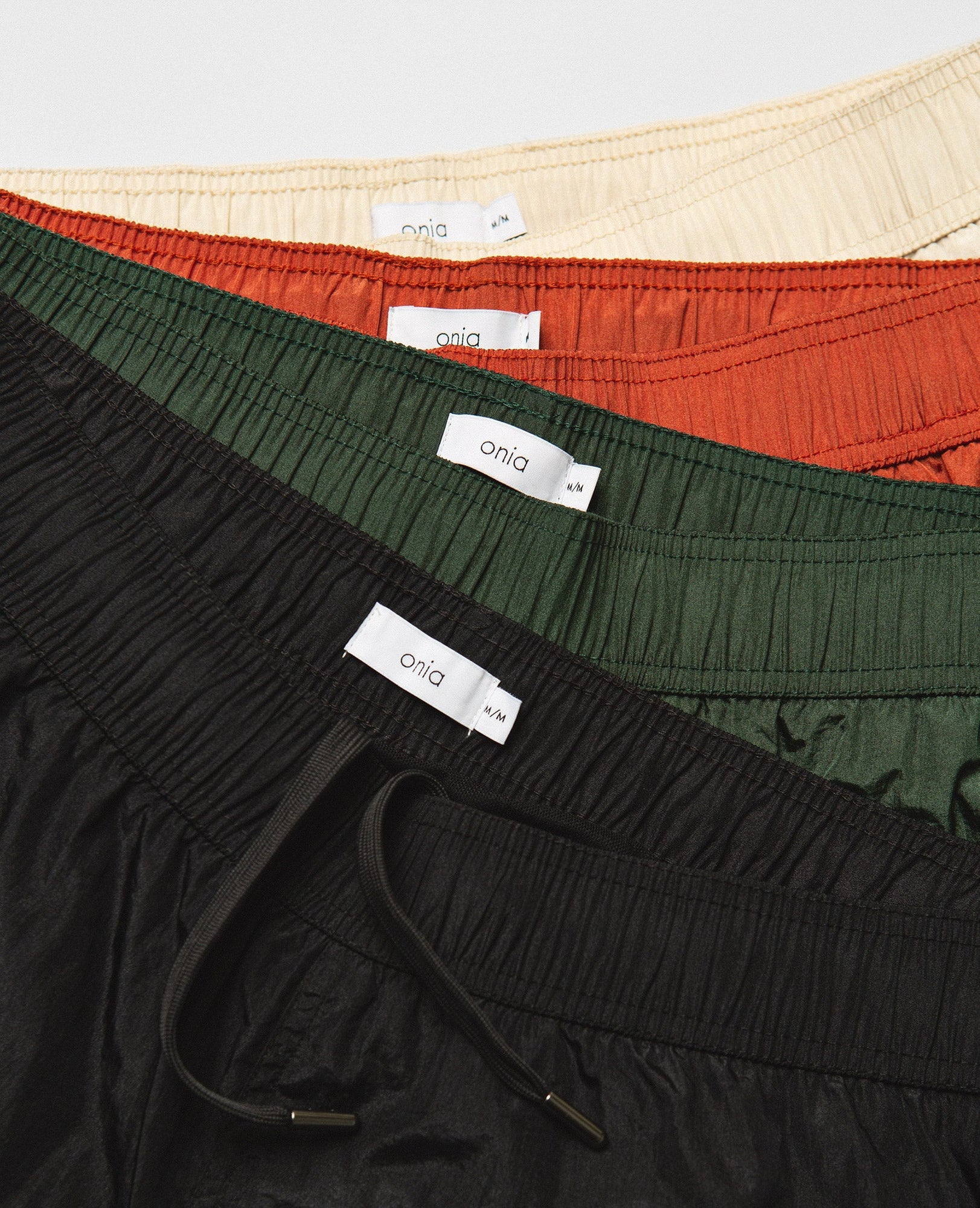 Mens | Nylon Crinkle 5in. Swim Trunk | Burnt Ochre