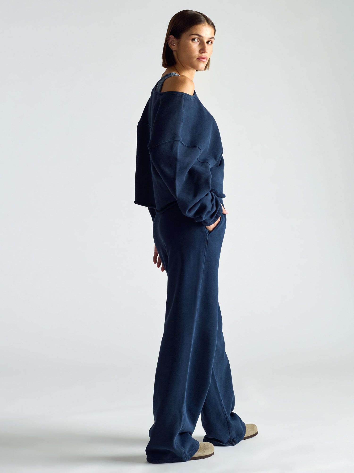 Womens | Fulton Crew Neck Sweatshirt | Graphite
