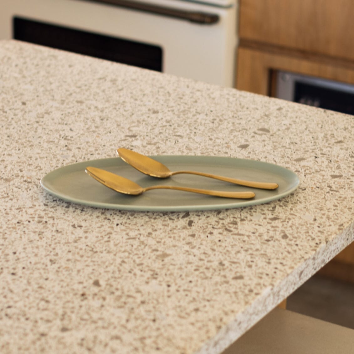 Oval Serving Platter | Beachgrass Green