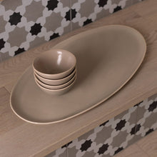 Oval Serving Platter | Desert Taupe