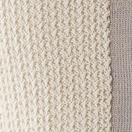 Zoe Sweater | Ivory/Light Taupe