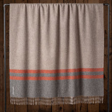 Canyon Throw | Taupe / Dark Grey / Paprika