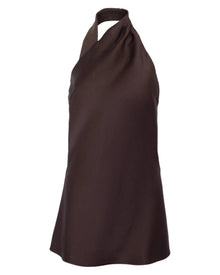 Bind Halter Top | Chocolate