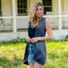 Chloe Alpaca Vest | Denim