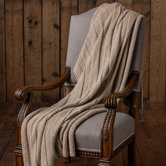 Gramercy Throw | Taupe