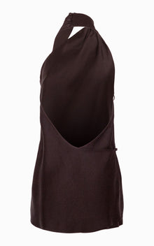 Bind Halter Top | Chocolate