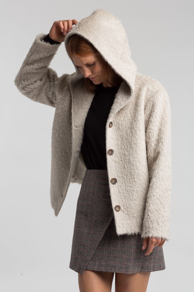 Women | Finn Coat | Pearl