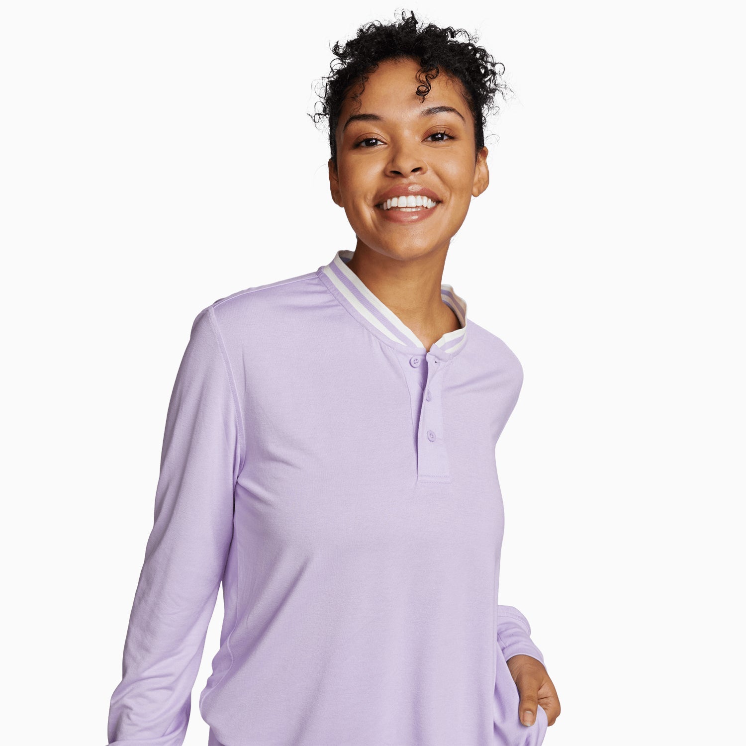 Featherweight Modal Pajama Top | Lavender