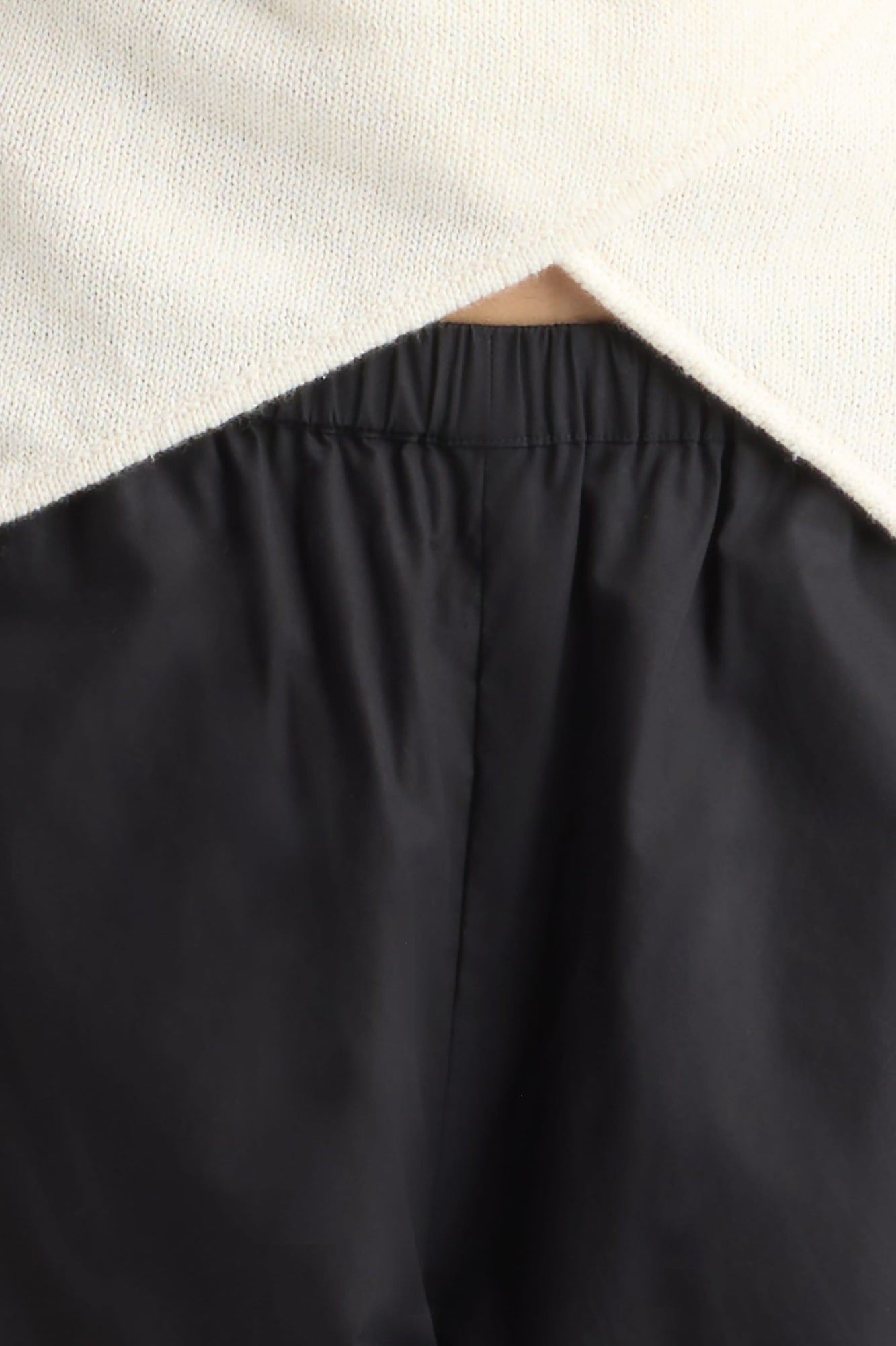 Arya | Paula Stretch-Waist Organic Cotton Pant in Size Small