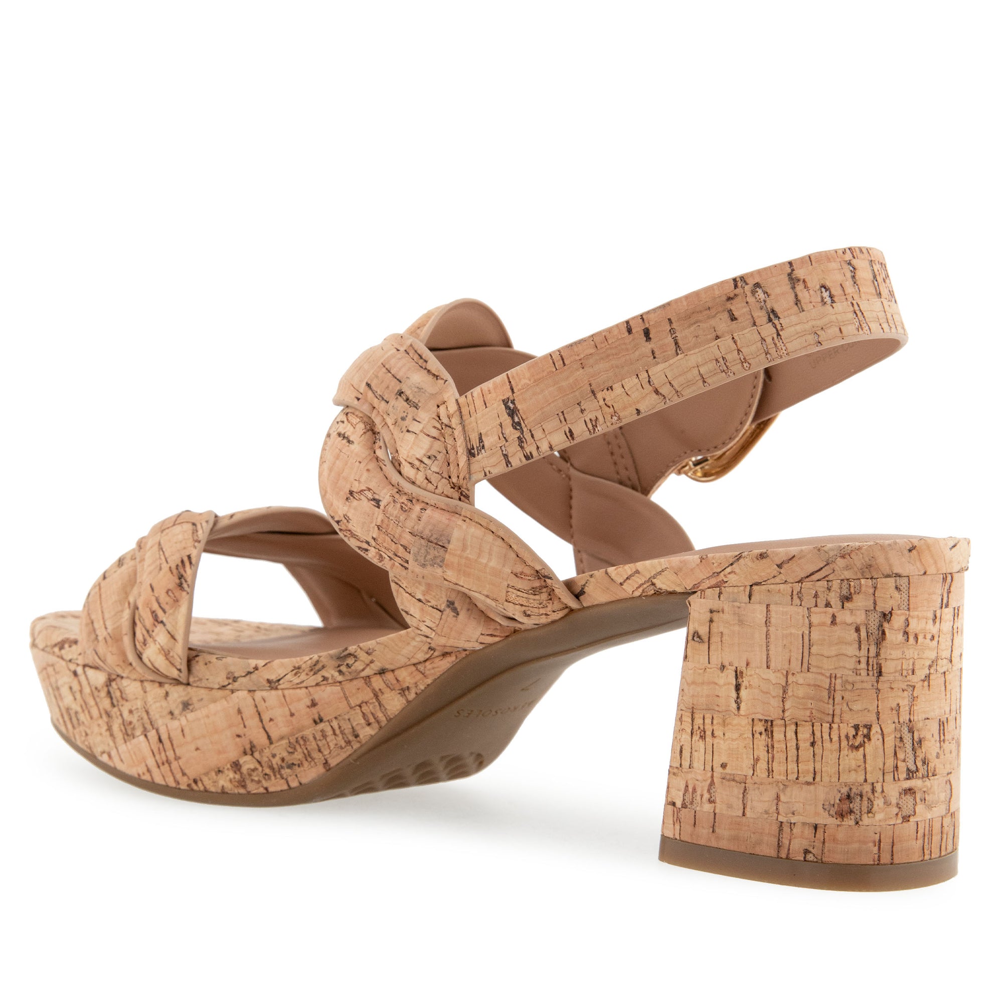 Camea Sandal Platform | Natural Cork