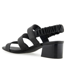 Clarissa Sandal Dress Block Hee | Black Leather