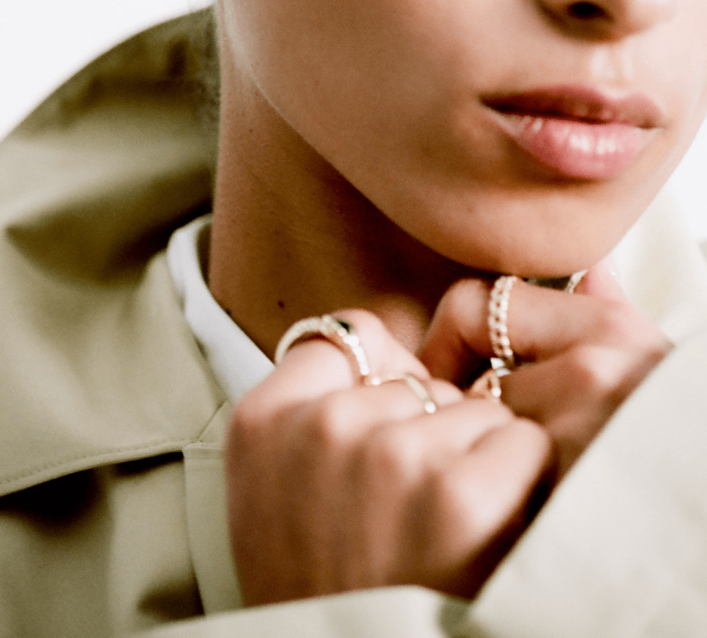 The Thin Cuban Link Ring | Gold