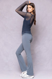 Women | Crochet Mesh Top | Glass