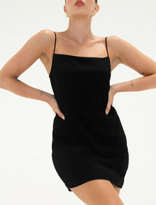 Posh Mini Dress | Black - Mini Dress