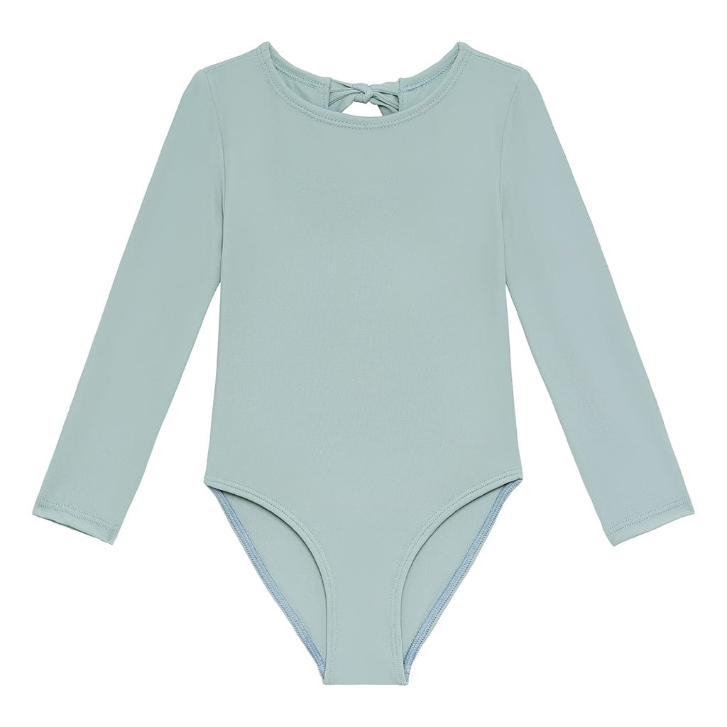 Mini Long Sleeve One-Piece | Powder Blue