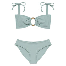Girls | Mini Tori Bandeau x Lulu Bikini Set | Powder Blue