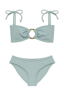 Kids | Tori Bandeau X Lulu Bikini Set | Powder Blue