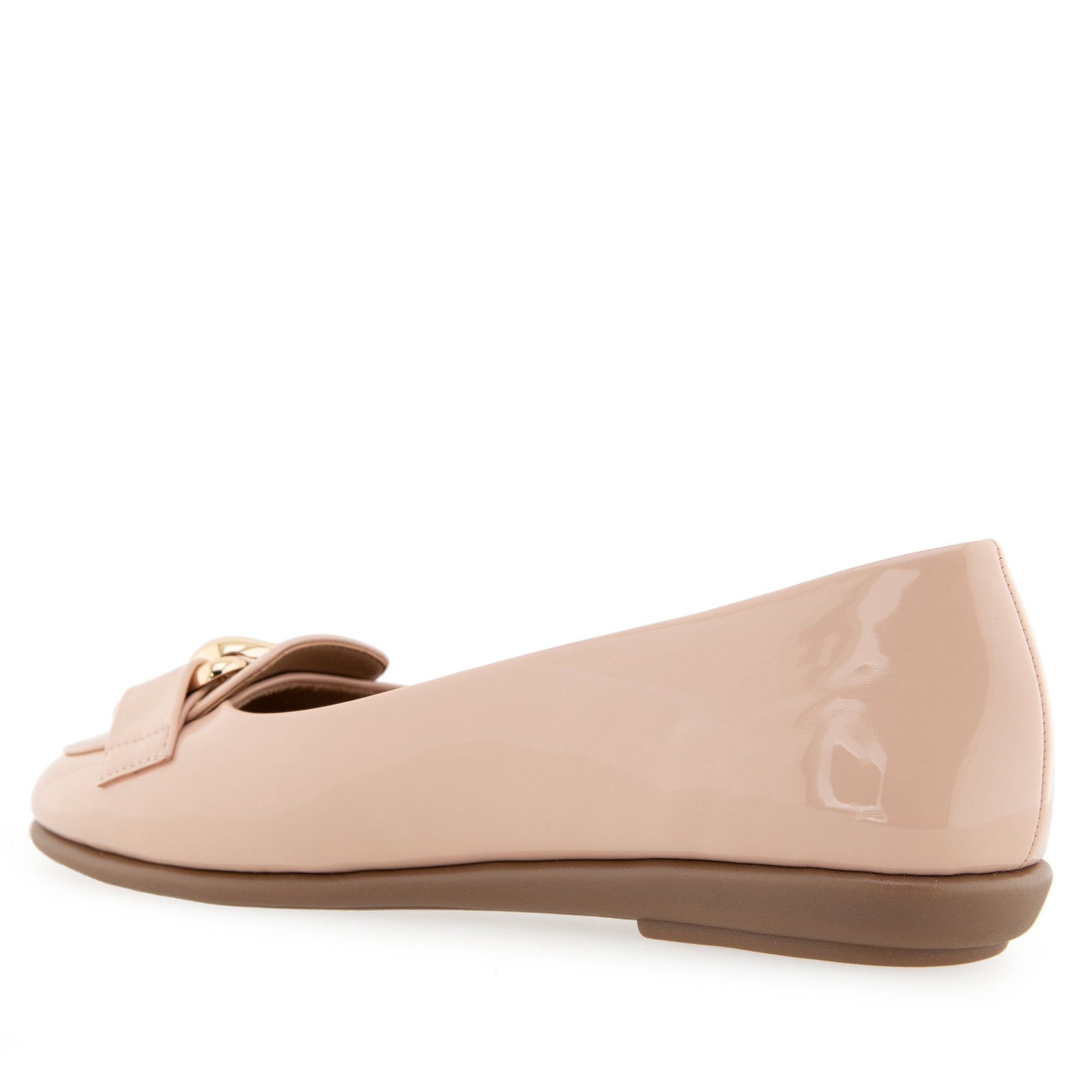 Bell Casual Flat | Cipria Patent Faux Leather