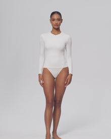 Quarter Zip Long Sleeve Top | Sky Blue