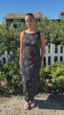 Maya Dress | Rose Dot Black