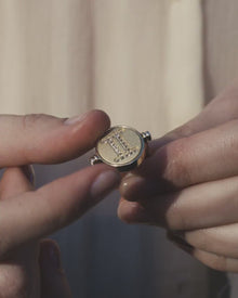 Taurus & Earth Flip Ring | 14K Yellow Gold Vermeil
