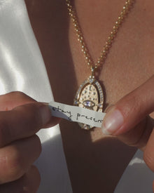 Dream Locket Charm Lariat | Sterling Silver