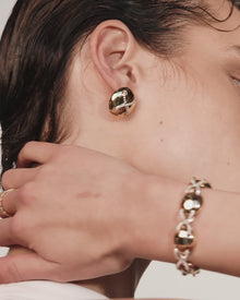 Mariner Cross Bracelet | Cubic Zirconia | Gold