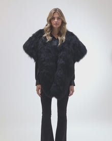 Select Lamb Shawl | Black