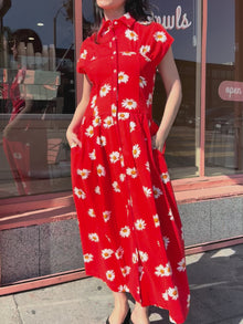 Joan Dress | Red Daisy