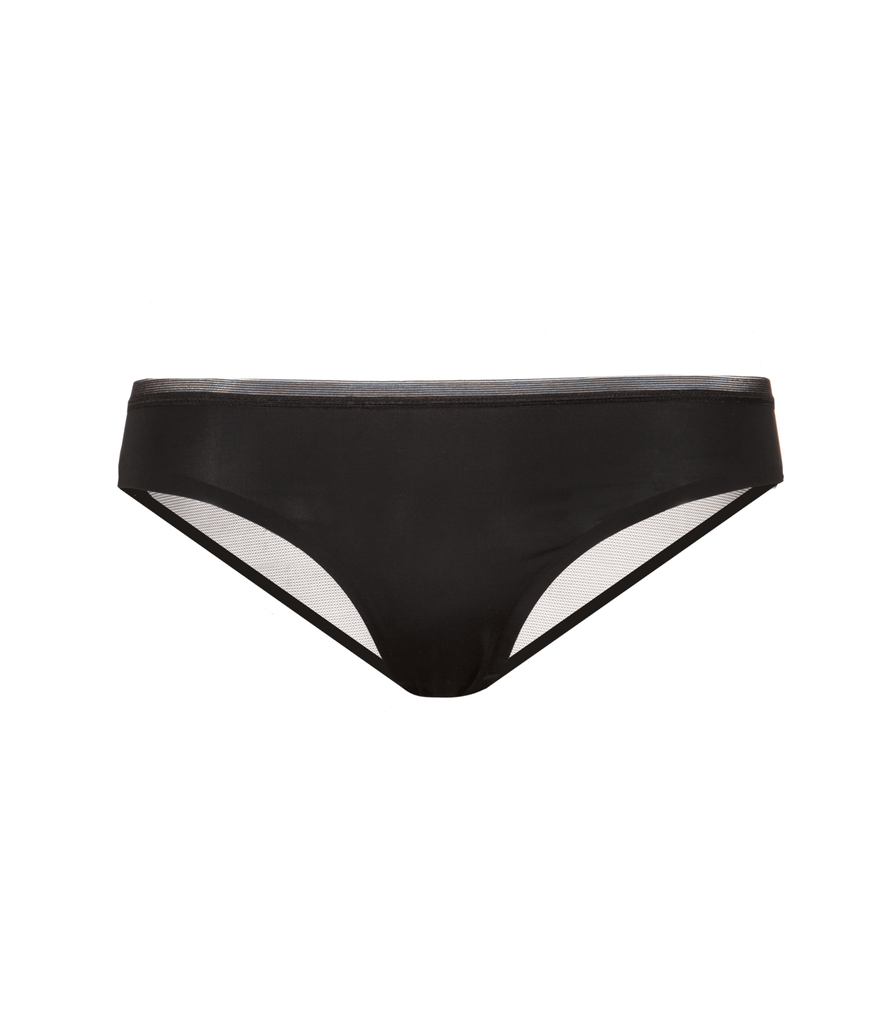 The Mesh Back Bikini | Jet Black