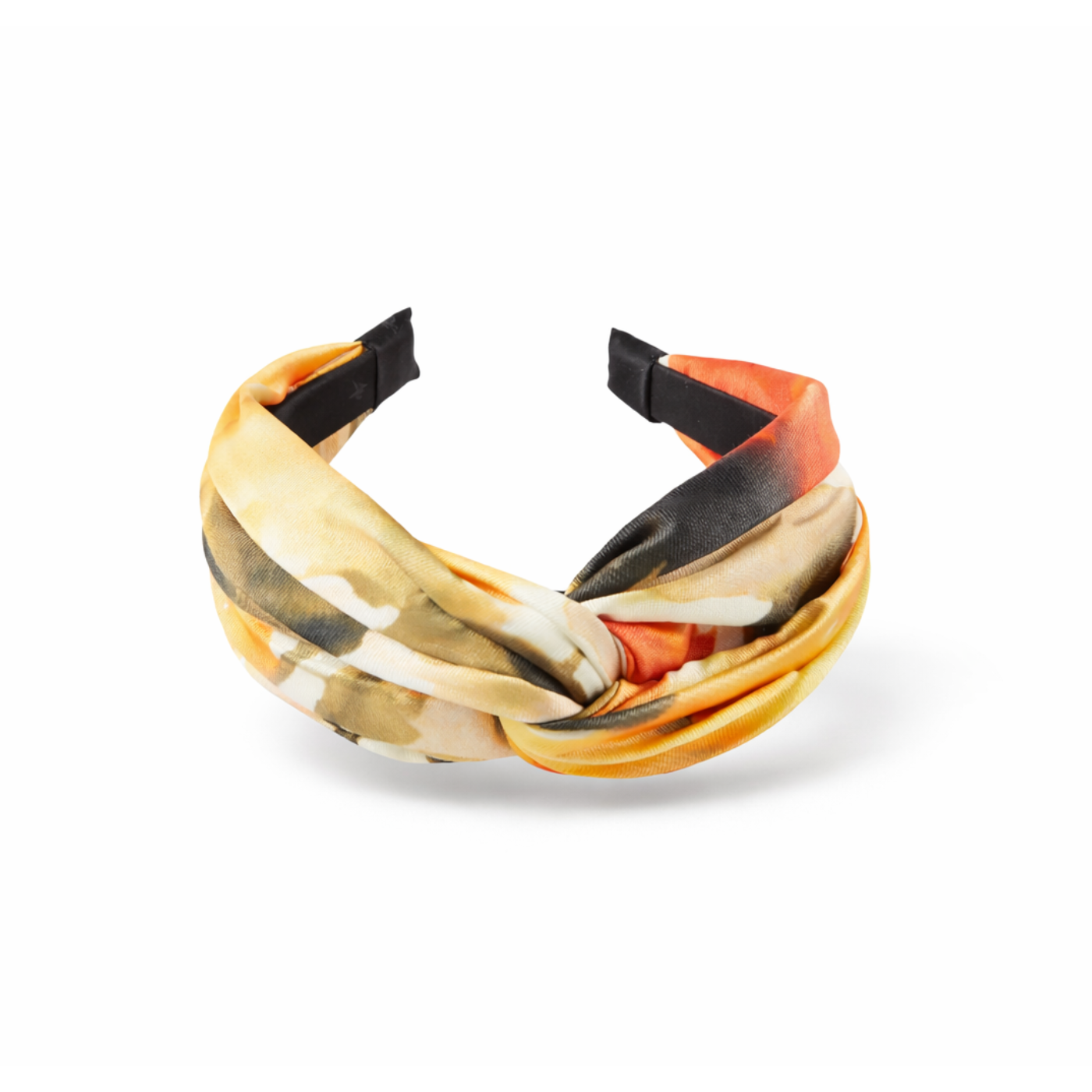 Trish Satin Headband | Orange