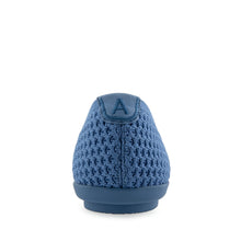 Danielle Dress Flat | Blue Jean Textured Knit Fabric