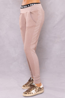 Women | Quilted Racer Jogger | Woodsmoke