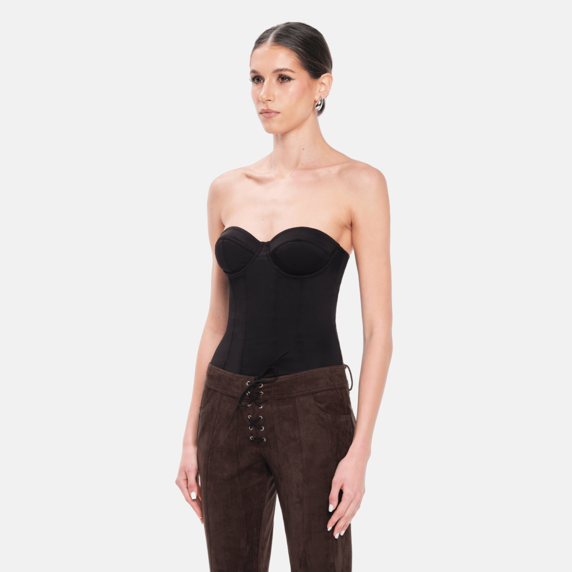 OW Collection REESE Corset Top Corset 121 - Black