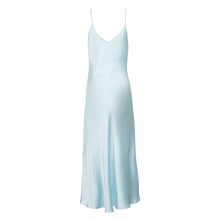 Midi Dress with Contrast Straps | Blue Mist