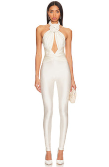 Abreen Catsuit | Pearl