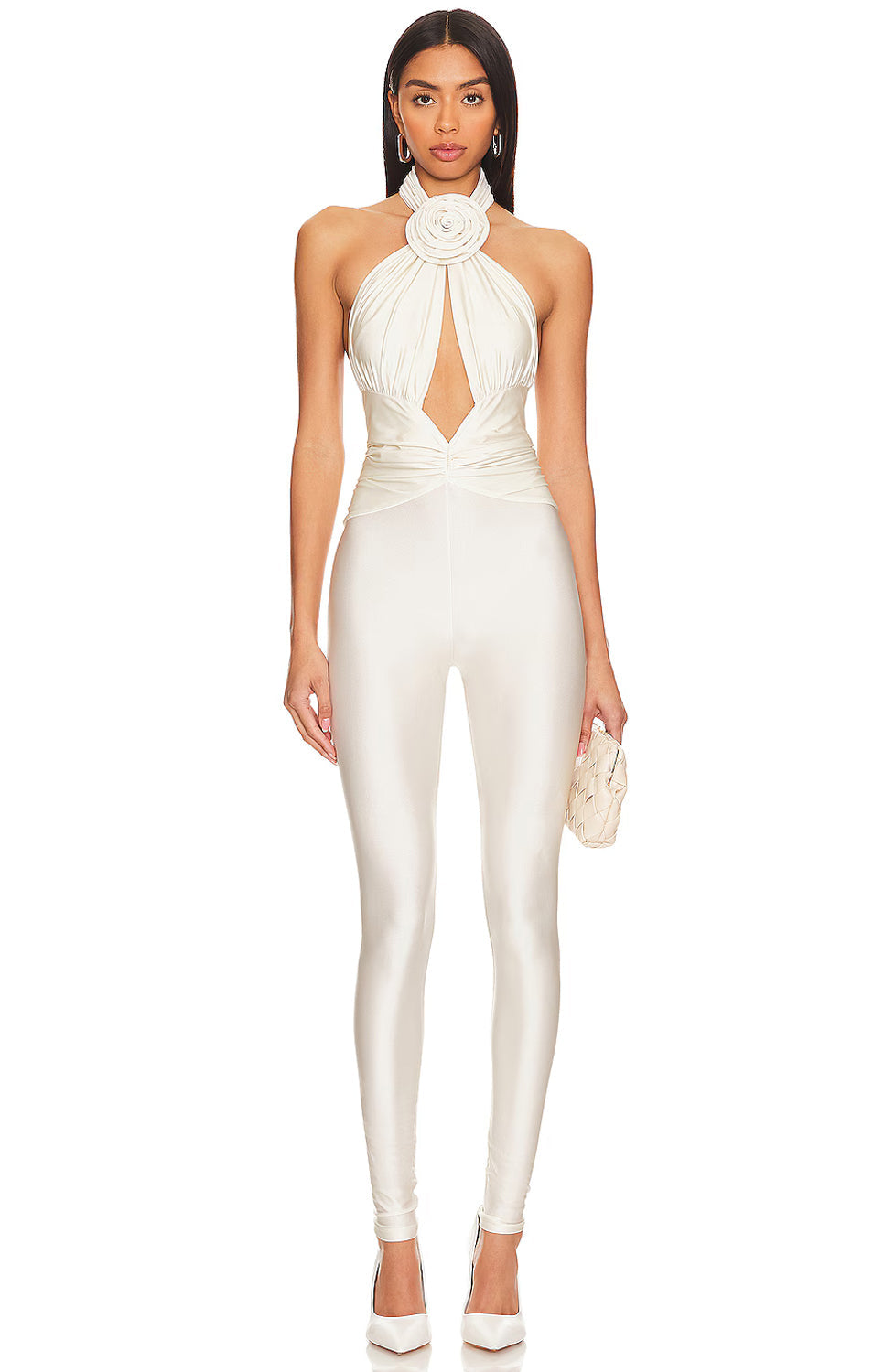 Abreen Catsuit | Pearl
