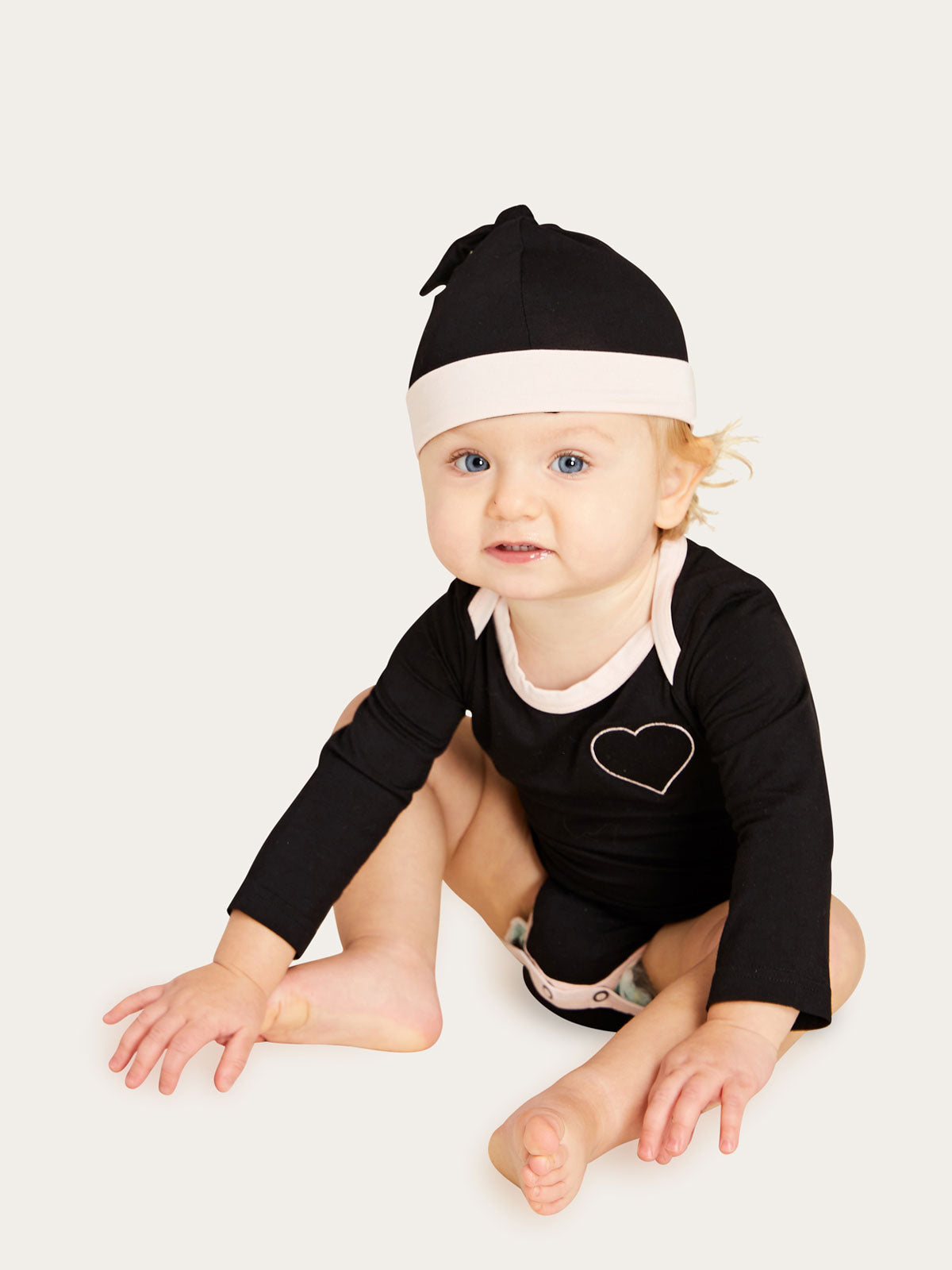 Knot Hat in Noir Vanilla by Morgan Lane