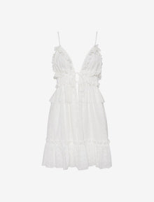 Rosie Mini Dress | White Eyelet - Mini Dress