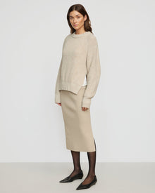Renee | Roya Marled Boyfriend Sweater in Size Small