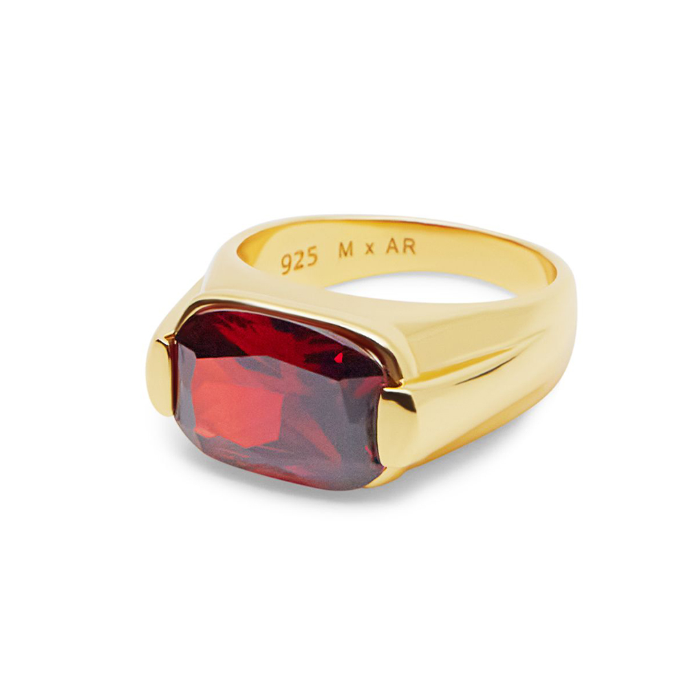 The Freddy Ruby Ring (Alexander Roth x The M Jewelers) | Gold Vermeil & Sterling Silver