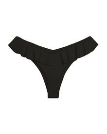 Delilah Ruffle Bikini Bottom | Black