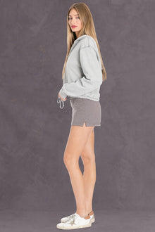 Women | Vintage Boxer Sweatshort | Cement